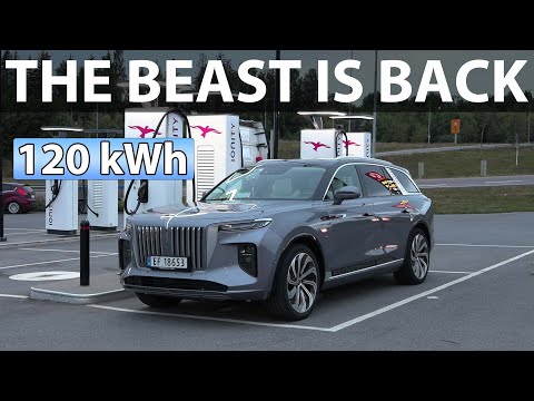Hongqi E-HS9 Exclusive+ range test video