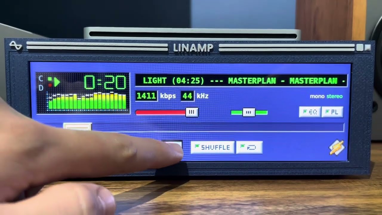 Linamp UI demo - YouTube